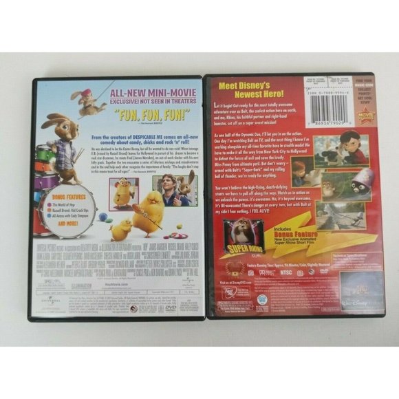 Lot of 8 Disney Animated Movie DVD's Hotel Transylvania, Sea Level, Hop, + More - Picture 3 of 9